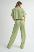 Button Up 2 Piece Set | Mixtshop LLC