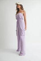 Tube Top Jumpsuit Romper | Mixtshop LLC
