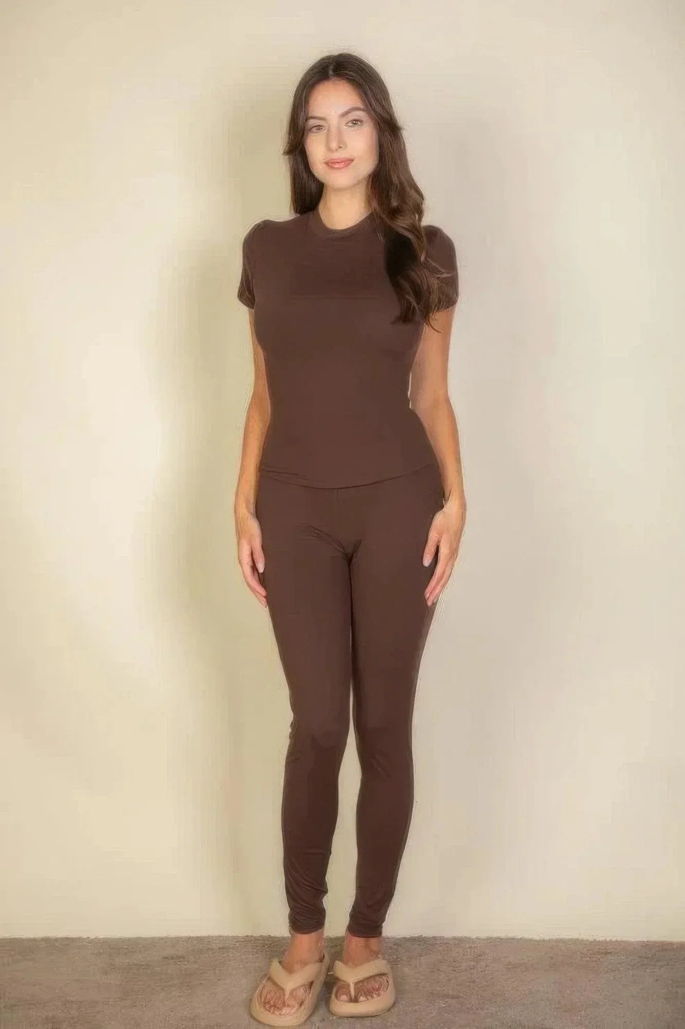 Basic Solid Leggings Secondary image