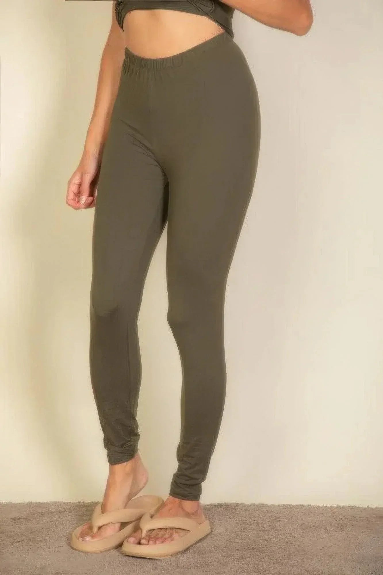 Basic Solid Leggings | Mixtshop LLC Main image