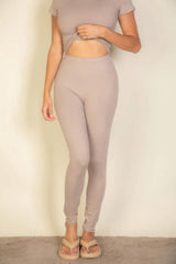 Basic Solid Leggings | Mixtshop LLC