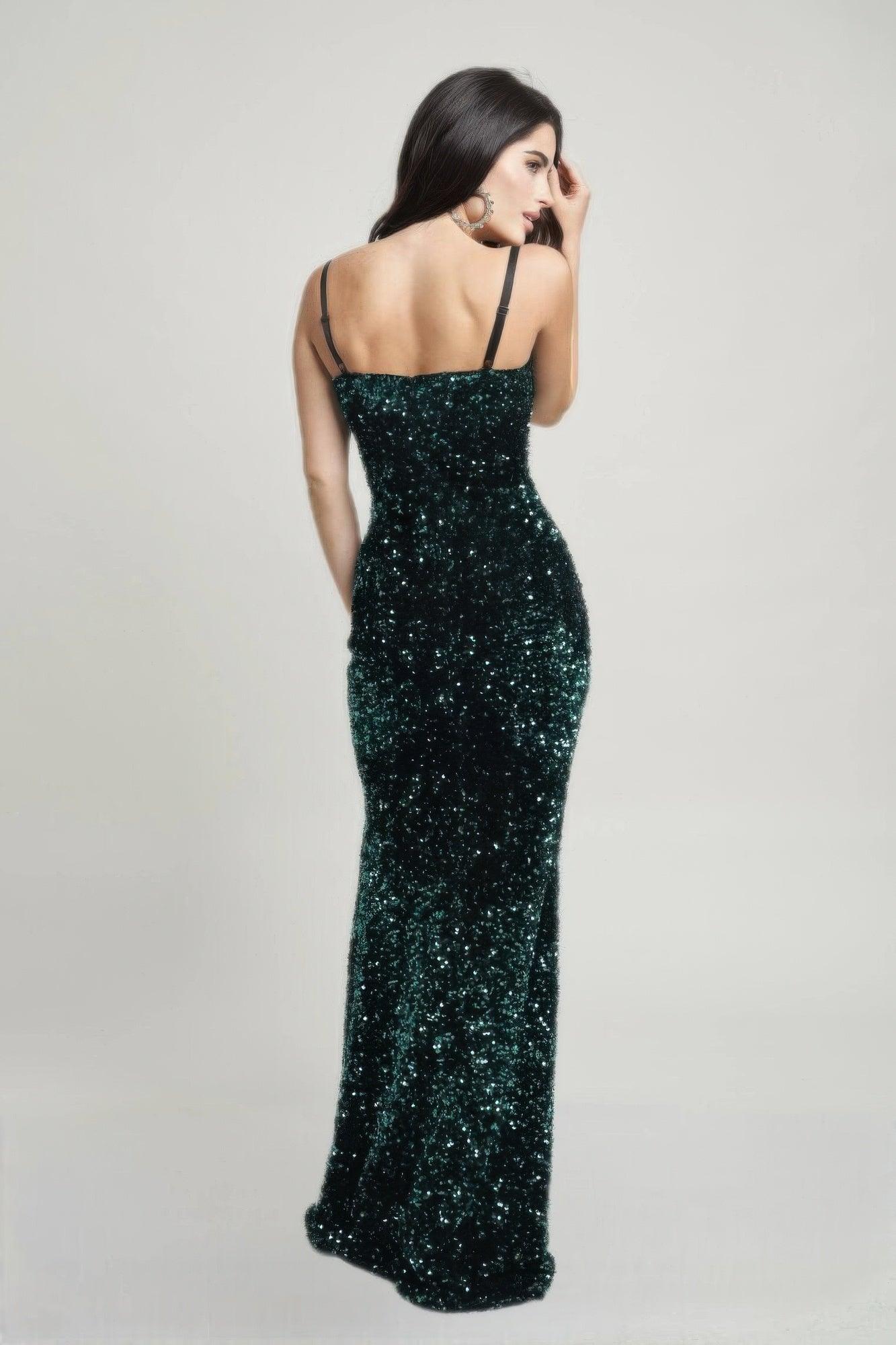 Cecily Teddy Velvet Corset Maxi Dress | Mixtshop LLC