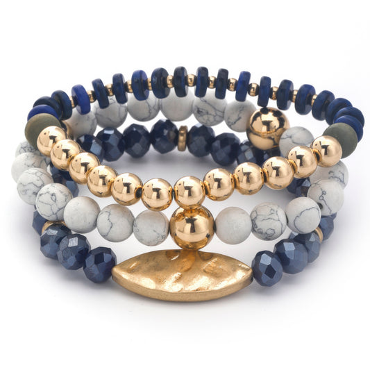 Multi Mix Bead Stretch Bracelet Set | Mixtshop LLC