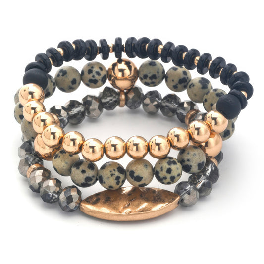 Multi Mix Bead Stretch Bracelet Set | Mixtshop LLC