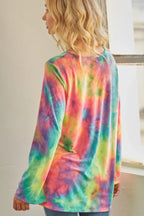 Tie-dye Cage Hi-low Top | Mixtshop LLC