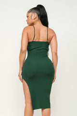 Side Slit Cami Dress | Mixtshop LLC