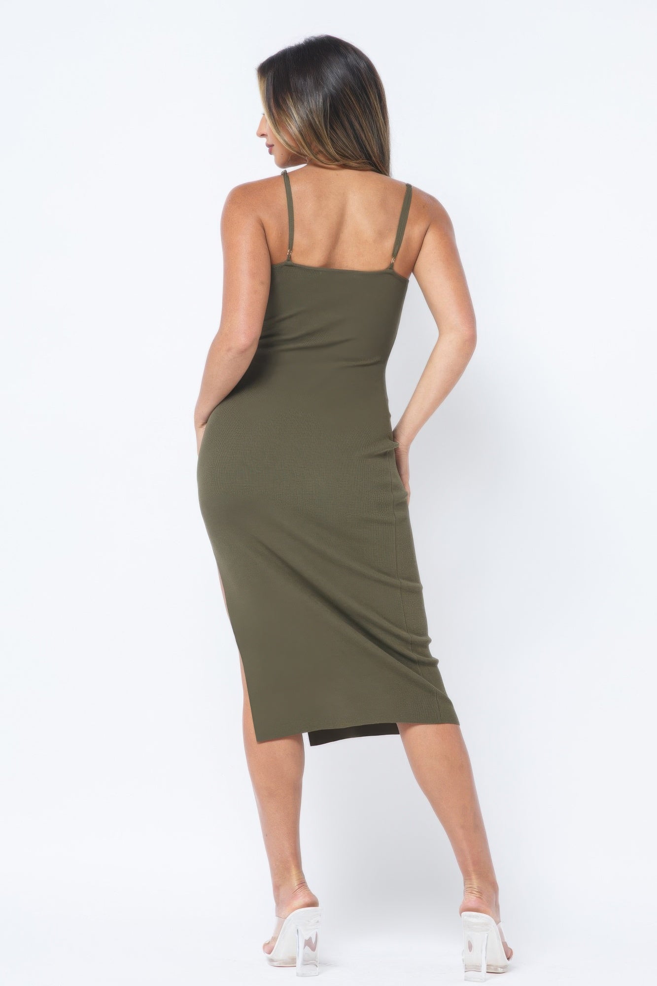 Side Slit Cami Dress | Mixtshop LLC