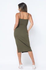 Side Slit Cami Dress | Mixtshop LLC