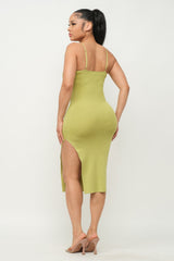 Side Slit Cami Dress | Mixtshop LLC