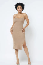 Side Slit Cami Dress | Mixtshop LLC