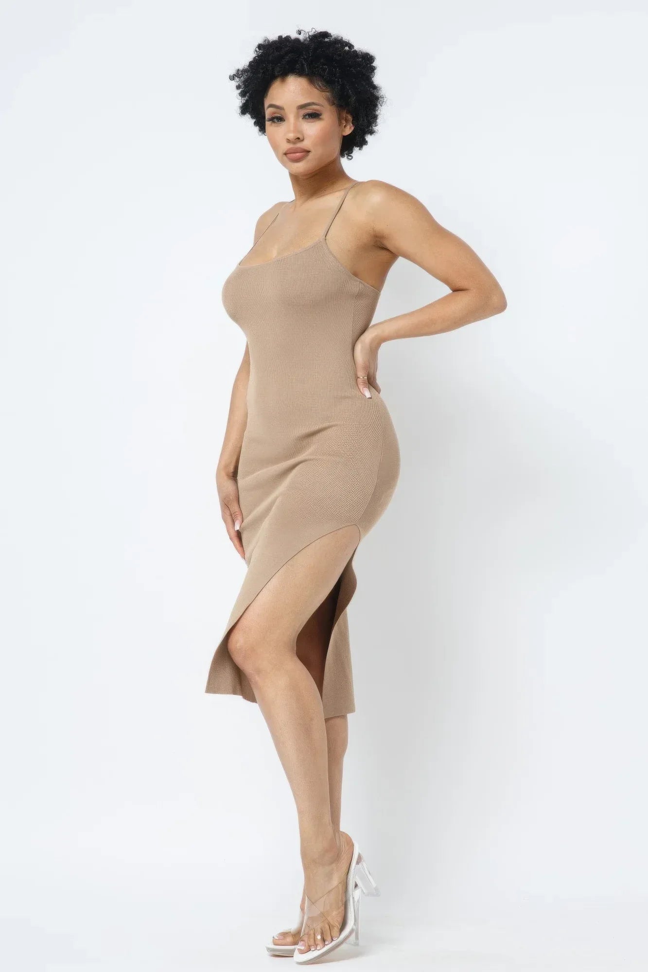 Side Slit Cami Dress Secondary image