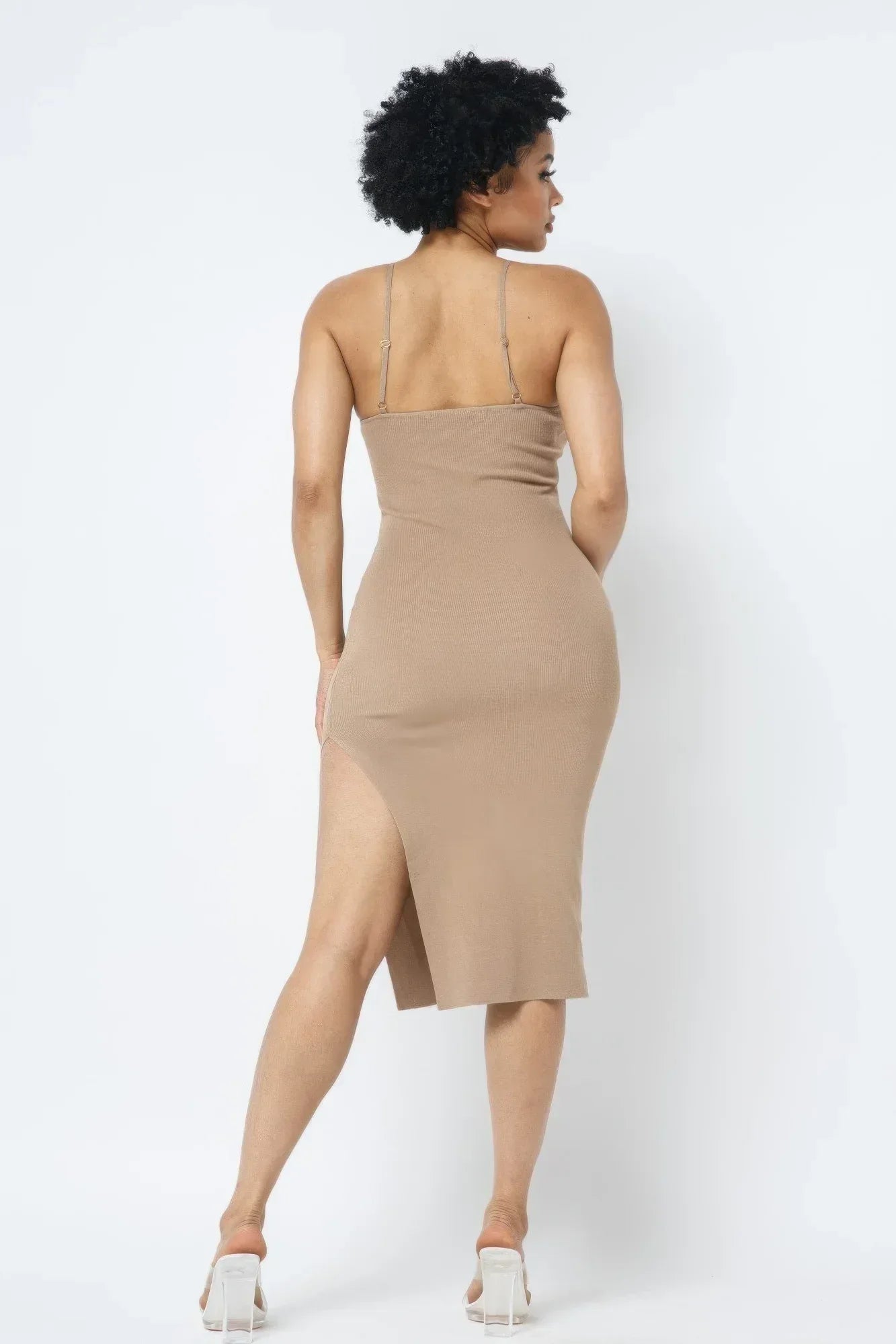 Side Slit Cami Dress | Mixtshop LLC