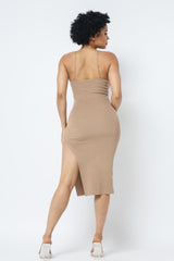 Side Slit Cami Dress | Mixtshop LLC