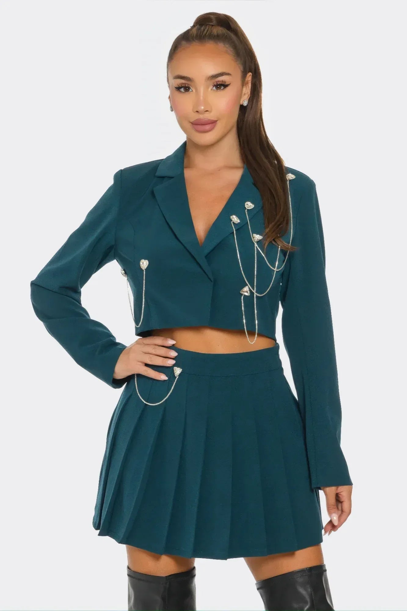 Pleated Skirt Set | Mixtshop LLC Main image