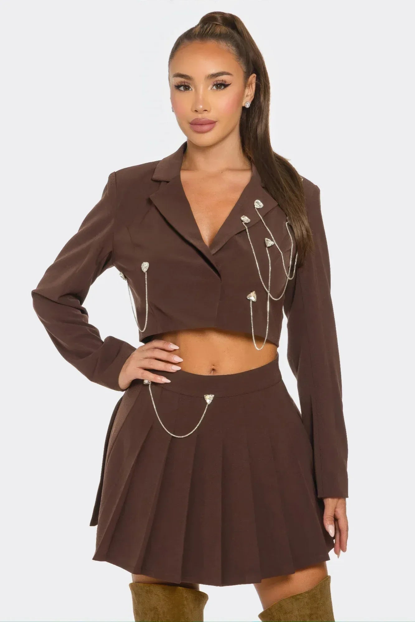Pleated Skirt Set | Mixtshop LLC Main image