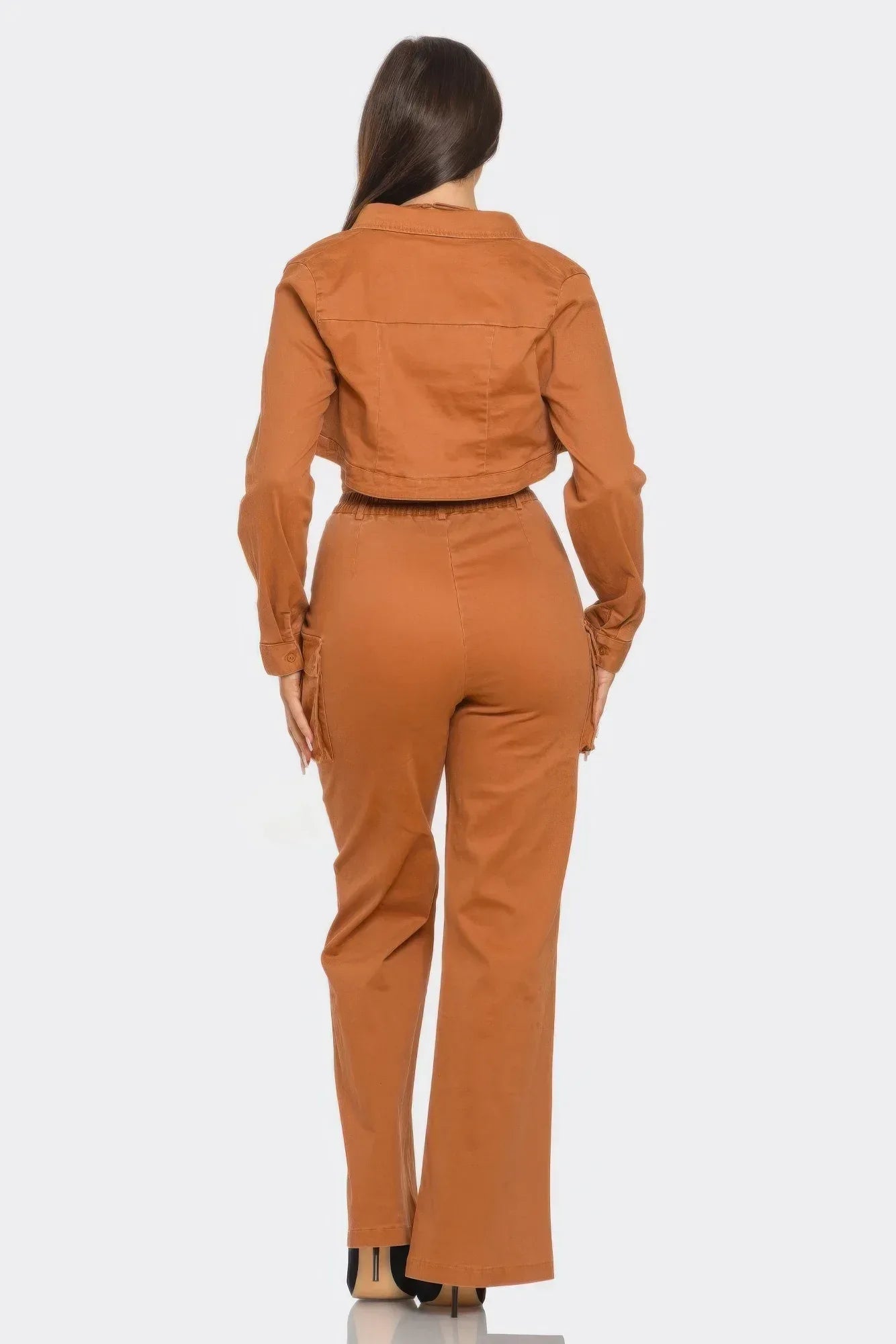 Crop Jacket 3pcs Set | Mixtshop LLC