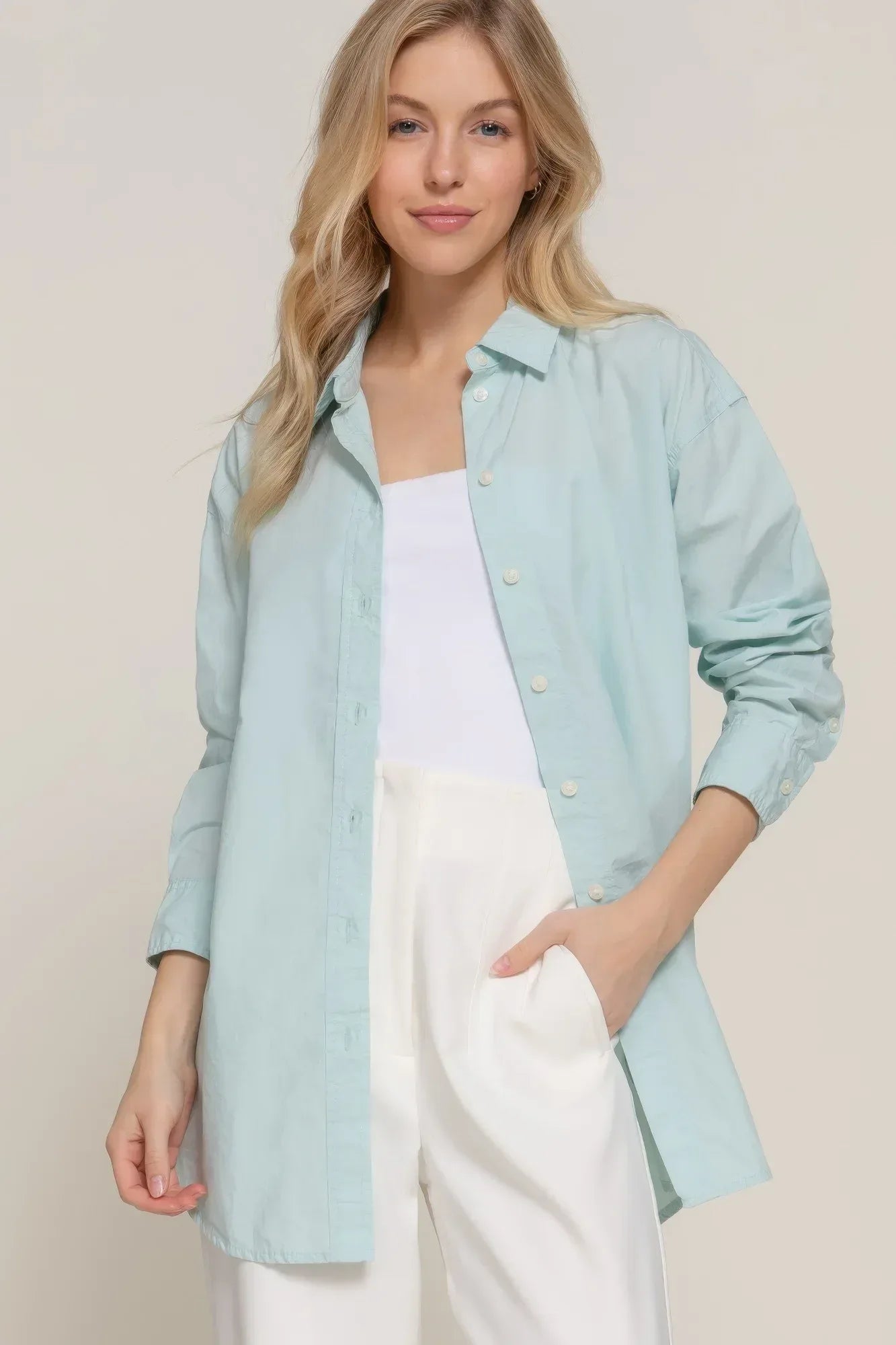 Long Sleeve Loose Fit Shirt | Mixtshop LLC