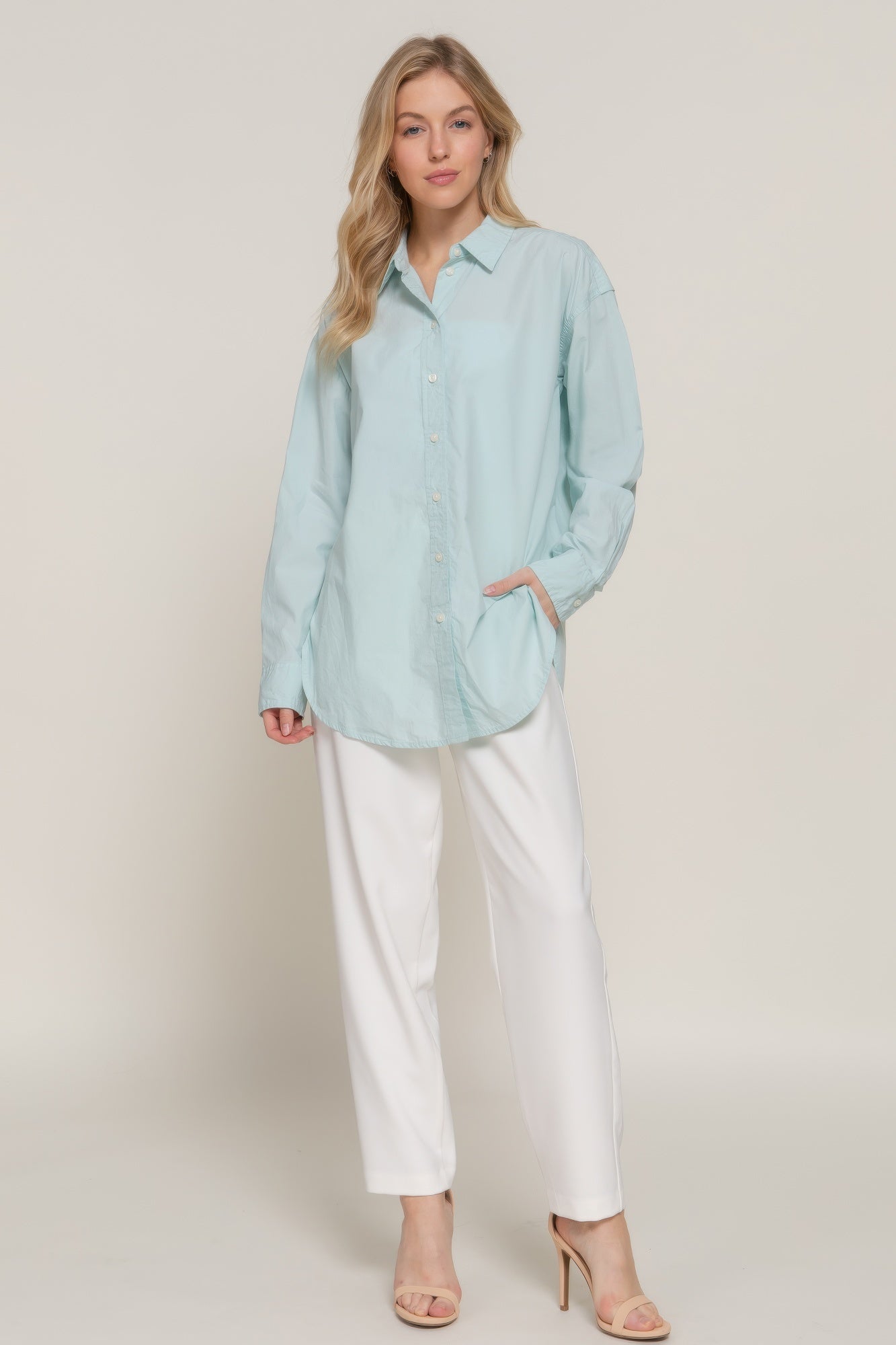 Long Sleeve Loose Fit Shirt | Mixtshop LLC