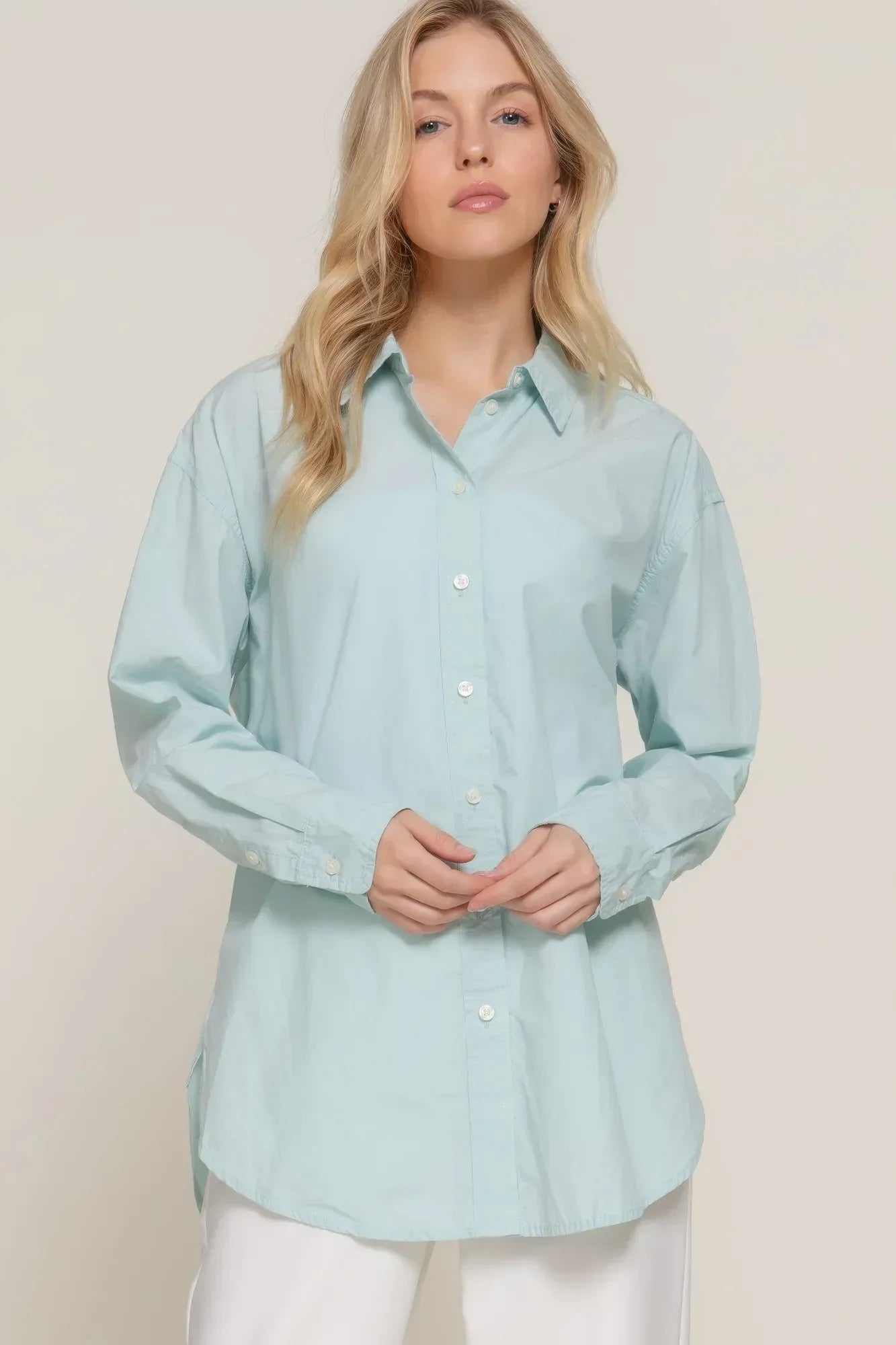 Long Sleeve Loose Fit Shirt | Mixtshop LLC
