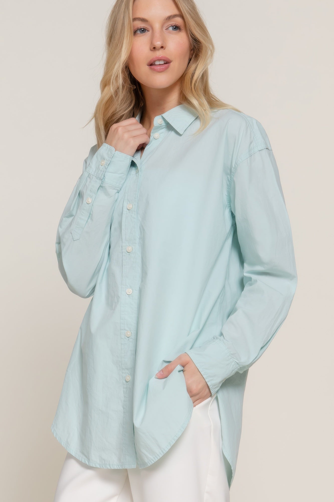 Long Sleeve Loose Fit Shirt | Mixtshop LLC