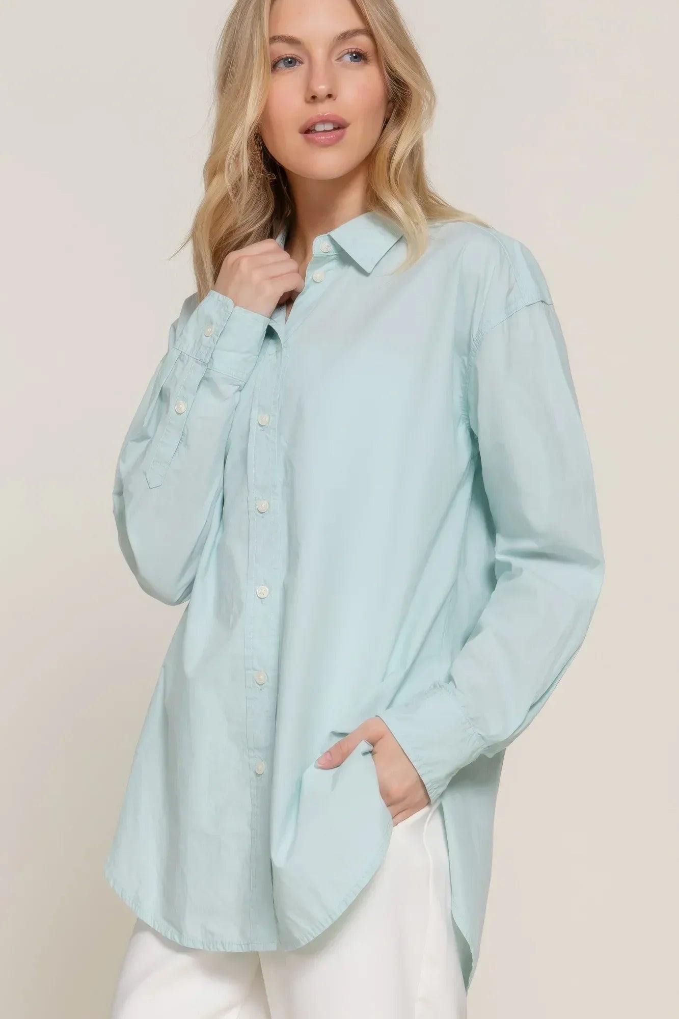 Long Sleeve Loose Fit Shirt | Mixtshop LLC