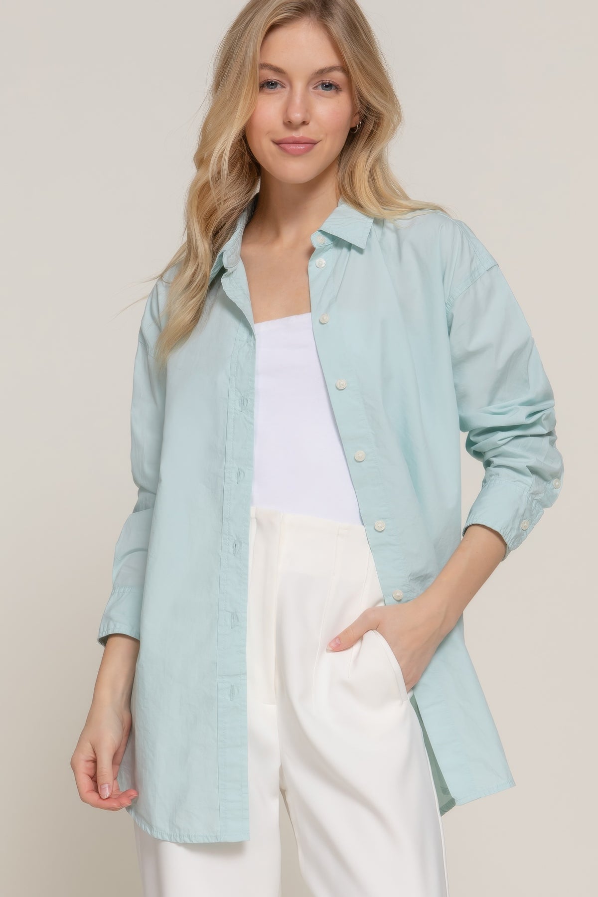 Long Sleeve Loose Fit Shirt | Mixtshop LLC