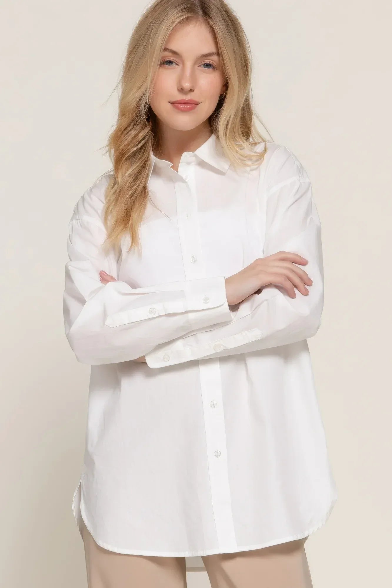 Long Sleeve Loose Fit Shirt | Mixtshop LLC Main image