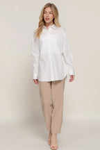 Long Sleeve Loose Fit Shirt | Mixtshop LLC
