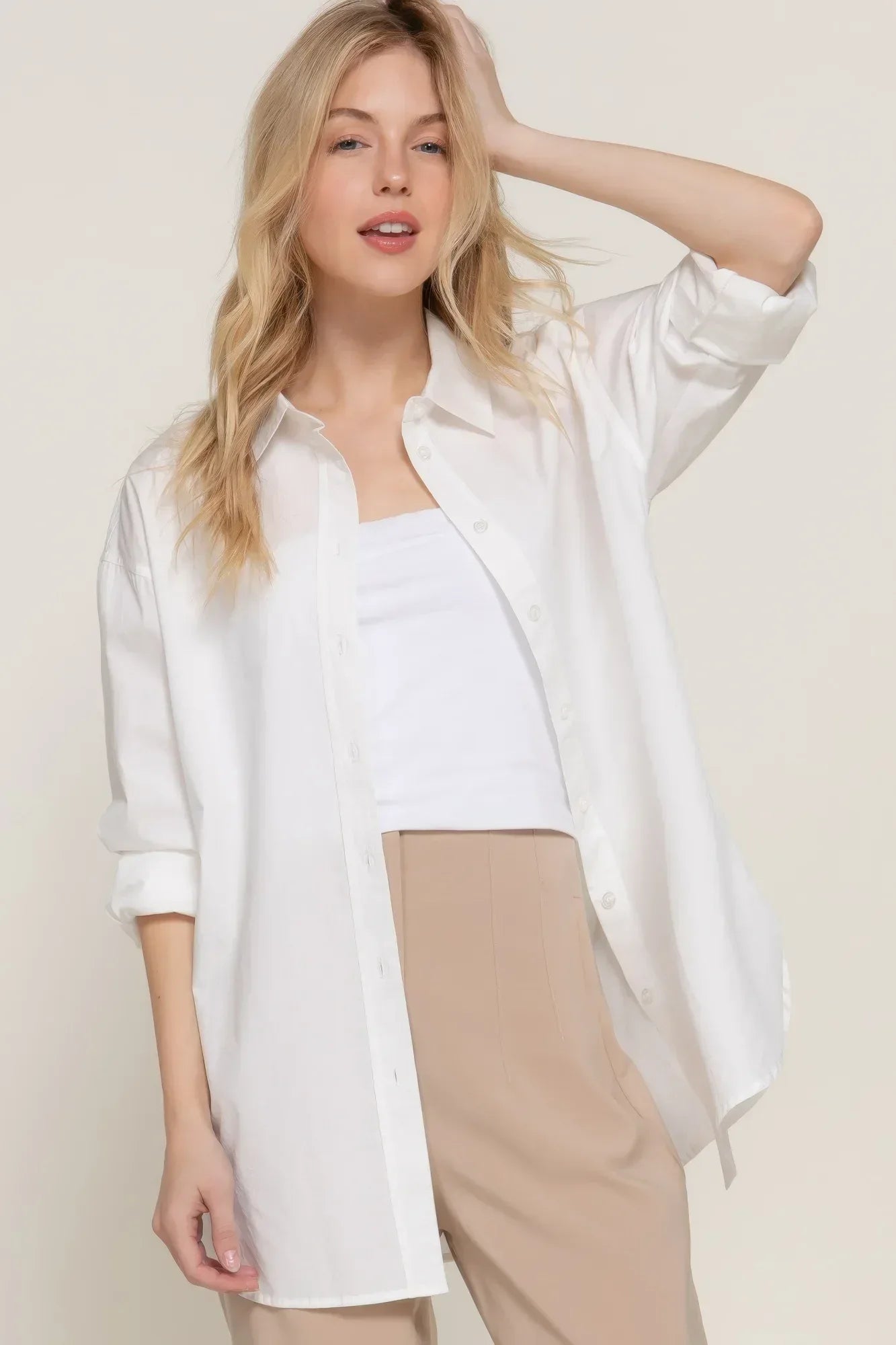 Long Sleeve Loose Fit Shirt | Mixtshop LLC