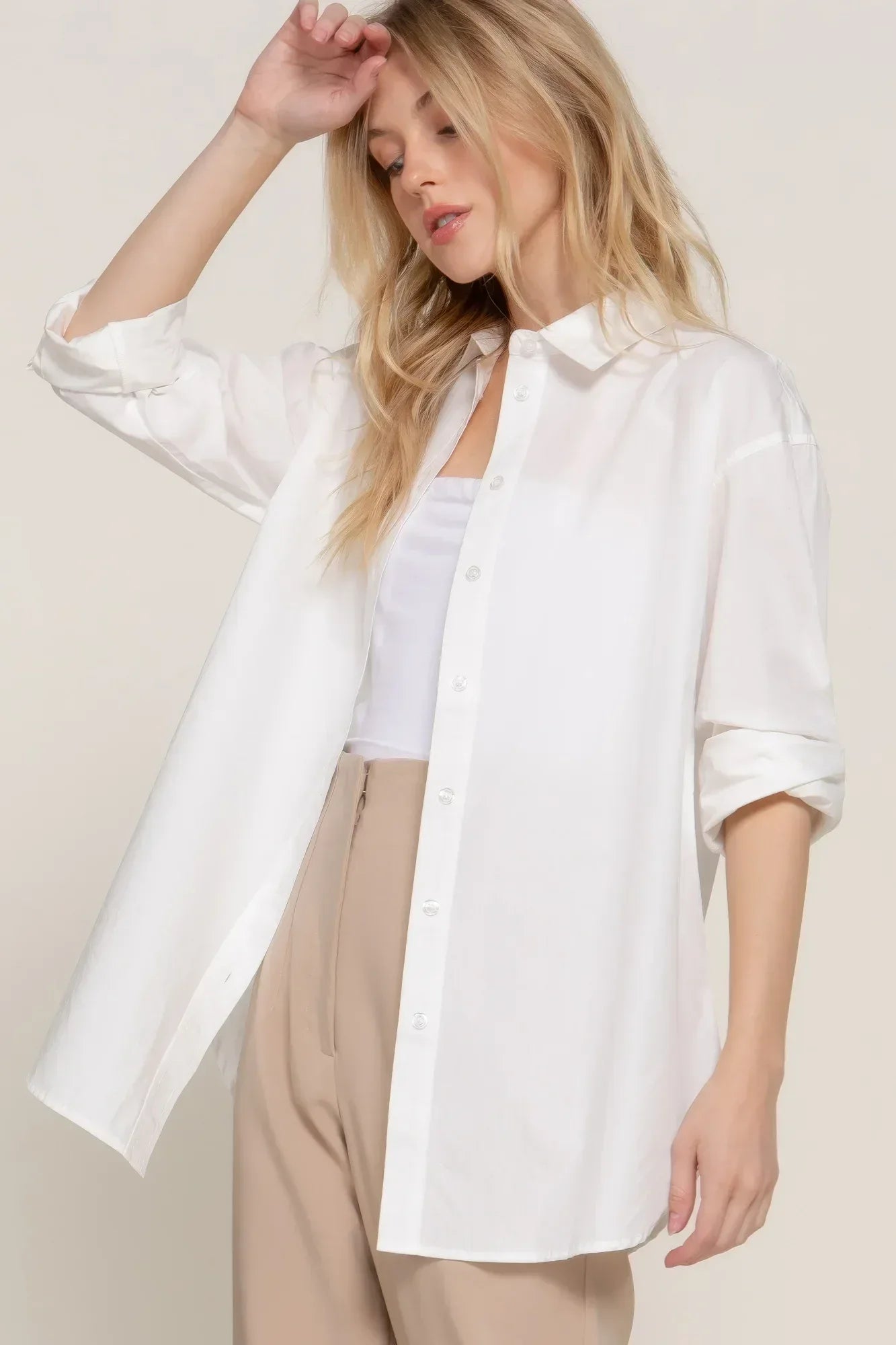 Long Sleeve Loose Fit Shirt | Mixtshop LLC