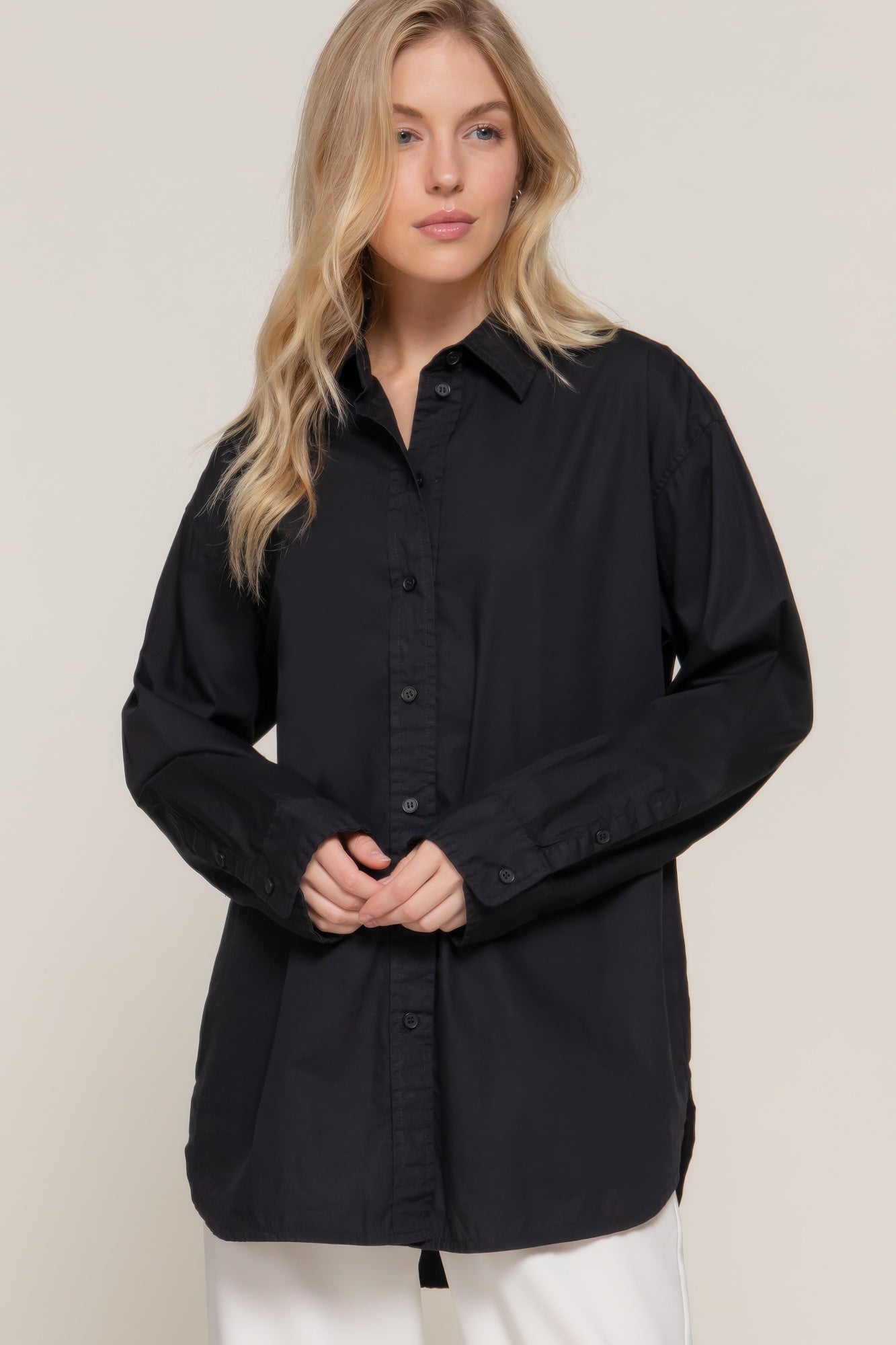 Long Sleeve Loose Fit Shirt | Mixtshop LLC