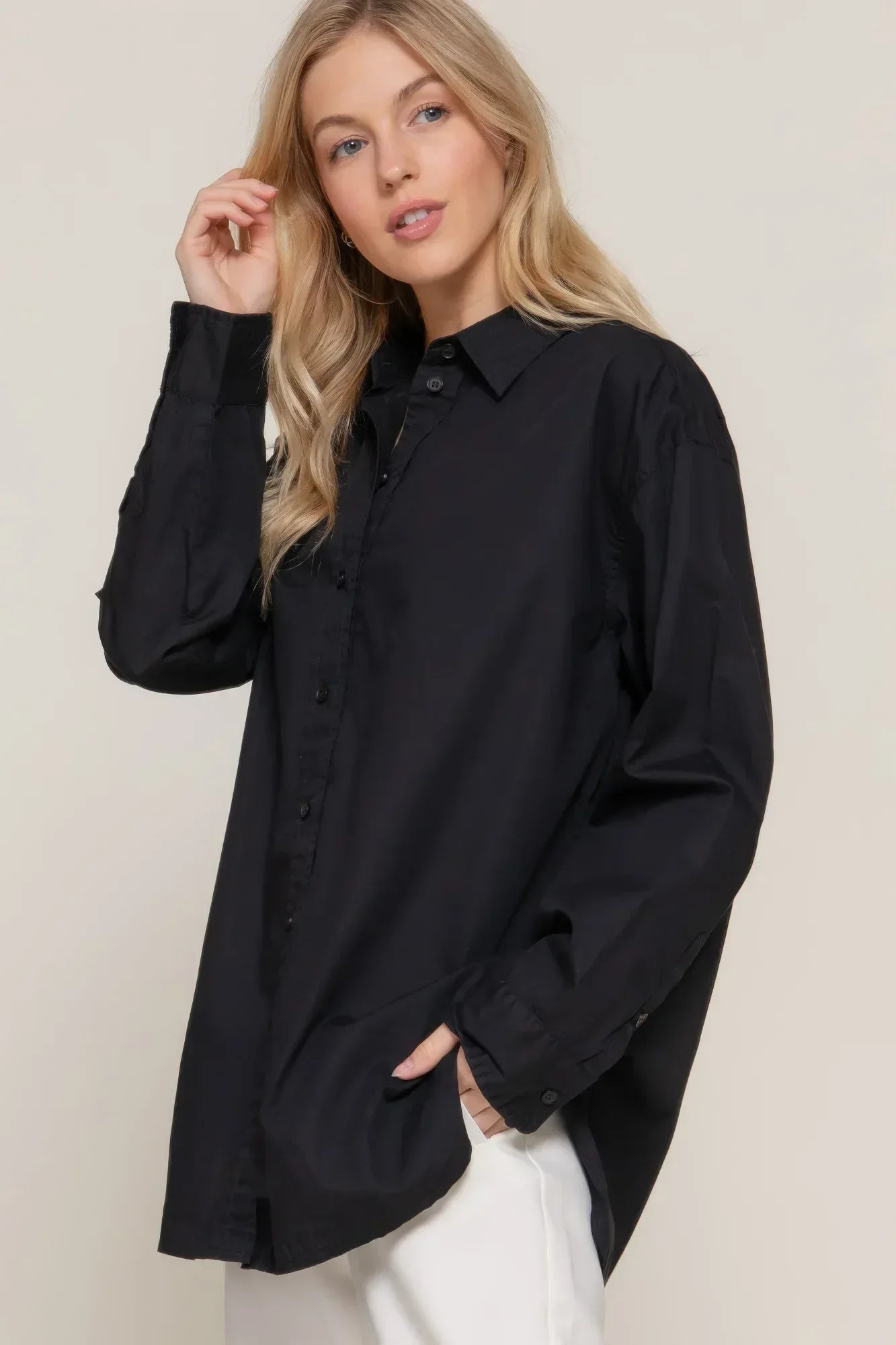 Long Sleeve Loose Fit Shirt | Mixtshop LLC