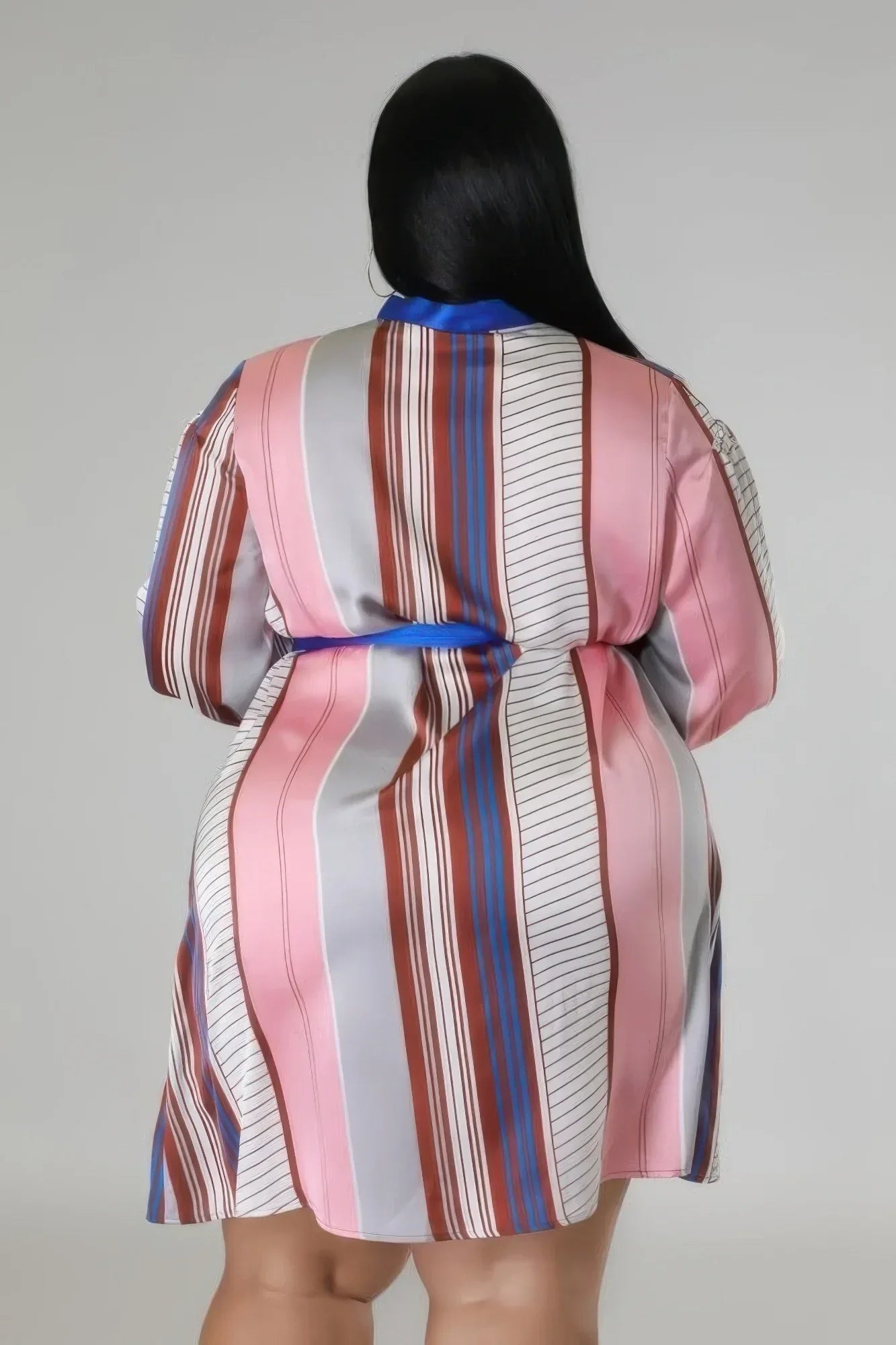 Long Sleeves Non-stretch Dress | Mixtshop LLC