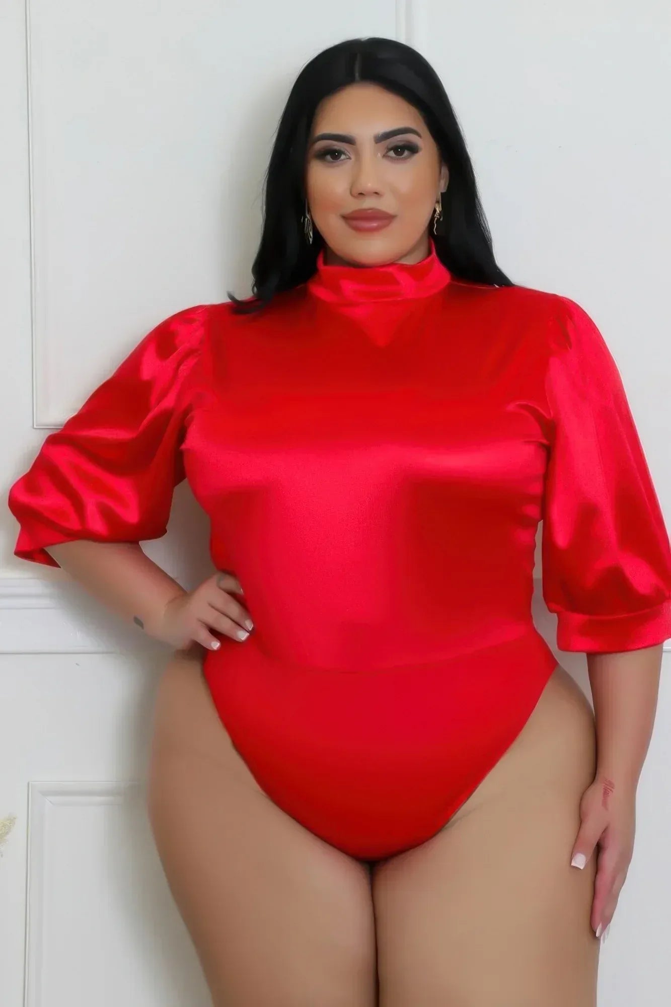Two Piece Set, Semi-stretch Bodysuit Secondary image