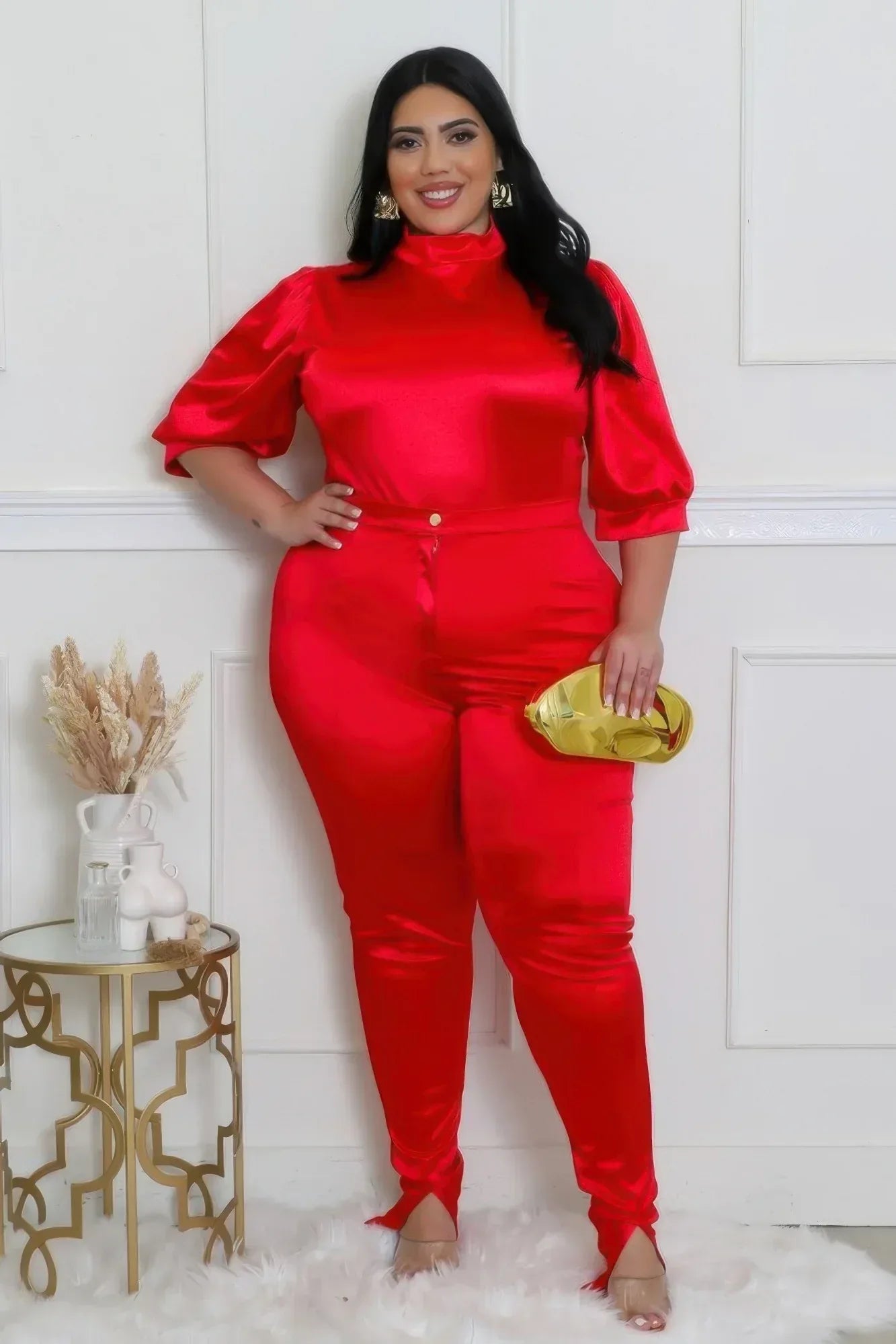 Two Piece Set, Semi-stretch Bodysuit | Mixtshop LLC