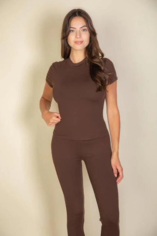 Short Sleeve Round Neck T Shirt | Mixtshop LLC