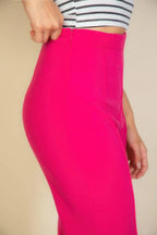 High Waist Stretch Crepe Flare Pants | Mixtshop LLC