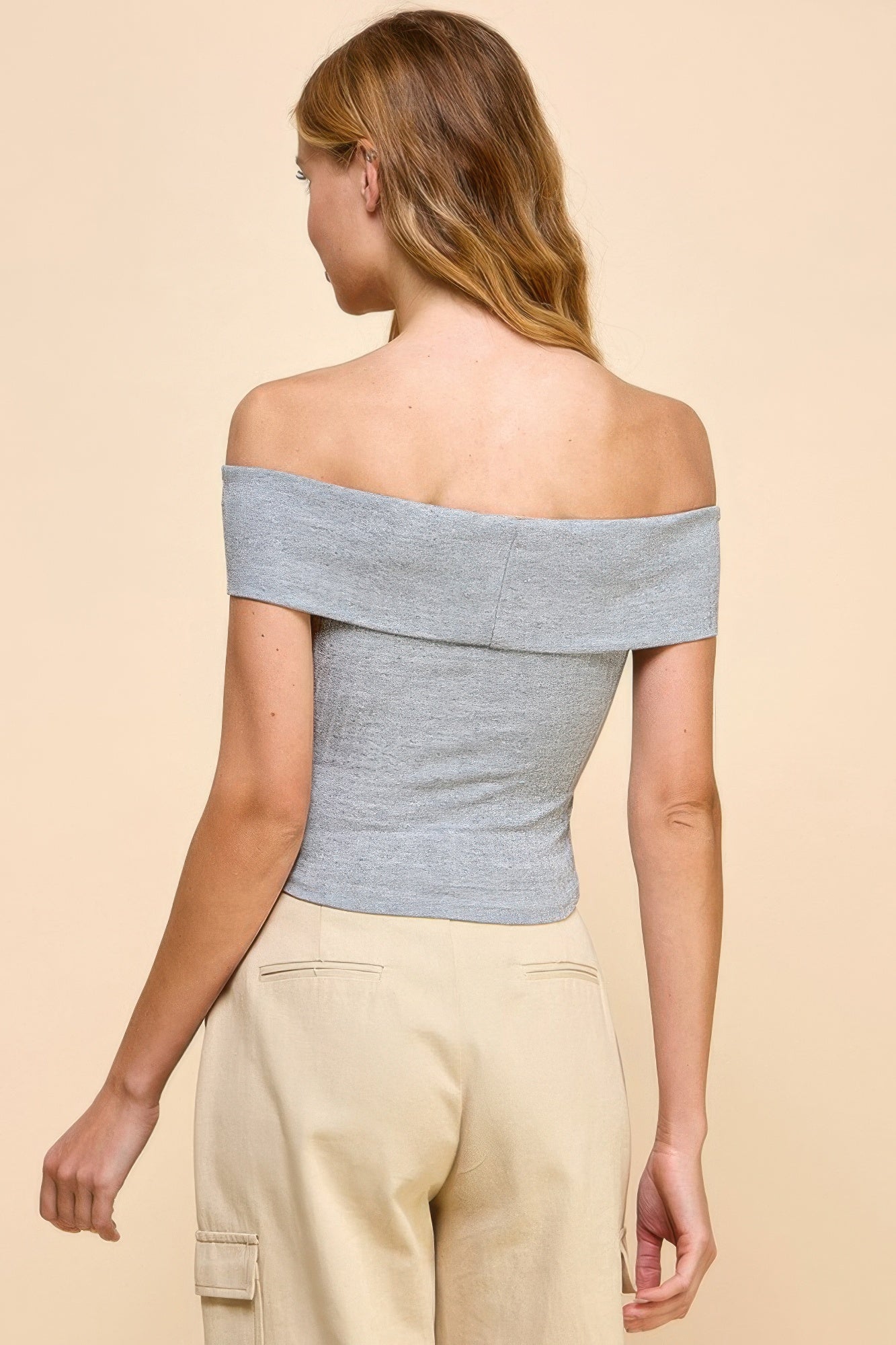 Off Shoulder Ribbed Top | Mixtshop LLC