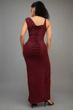 Glitter Slitted Dress | Mixtshop LLC