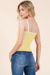 Scallop Edge Detail Cami Top W/ Bow Detail | Mixtshop LLC