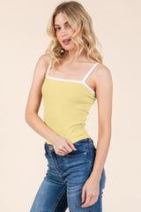 Scallop Edge Detail Cami Top W/ Bow Detail | Mixtshop LLC