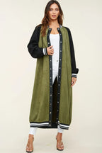 Maxi Faux Suede Jacket | Mixtshop LLC
