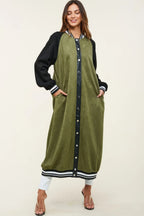 Maxi Faux Suede Jacket | Mixtshop LLC