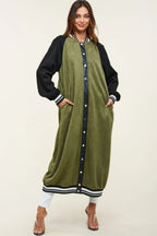 Maxi Faux Suede Jacket | Mixtshop LLC