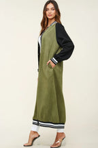 Maxi Faux Suede Jacket | Mixtshop LLC