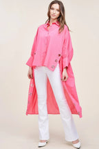 Oversized Shirt With Long Back | Mixtshop LLC