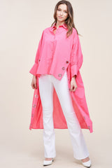 Oversized Shirt With Long Back | Mixtshop LLC