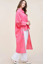Oversized Shirt With Long Back | Mixtshop LLC
