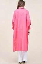 Oversized Shirt With Long Back | Mixtshop LLC