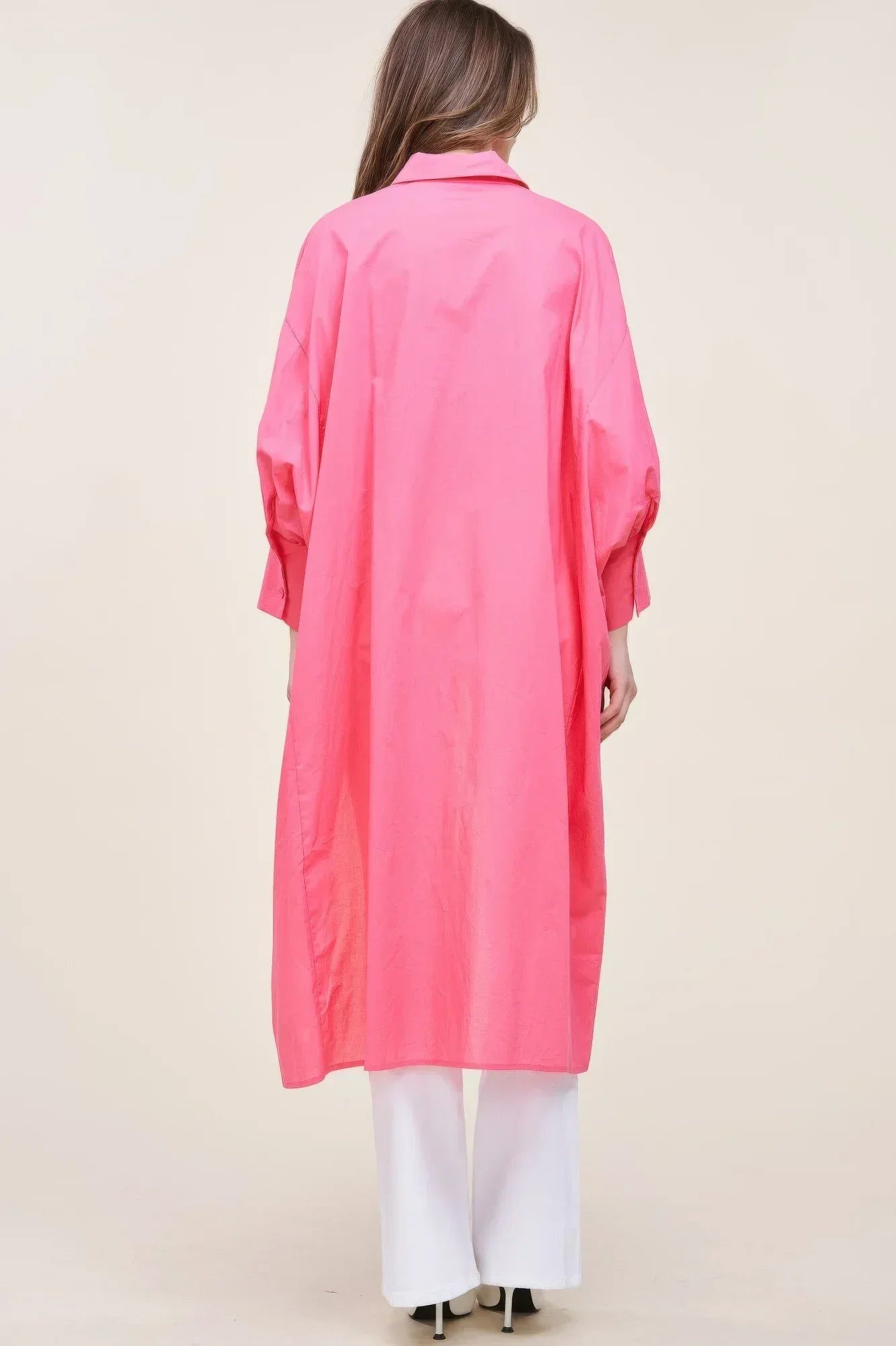Oversized Shirt With Long Back | Mixtshop LLC